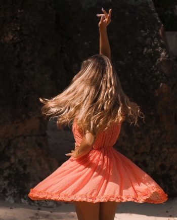 Pale moonlight dress