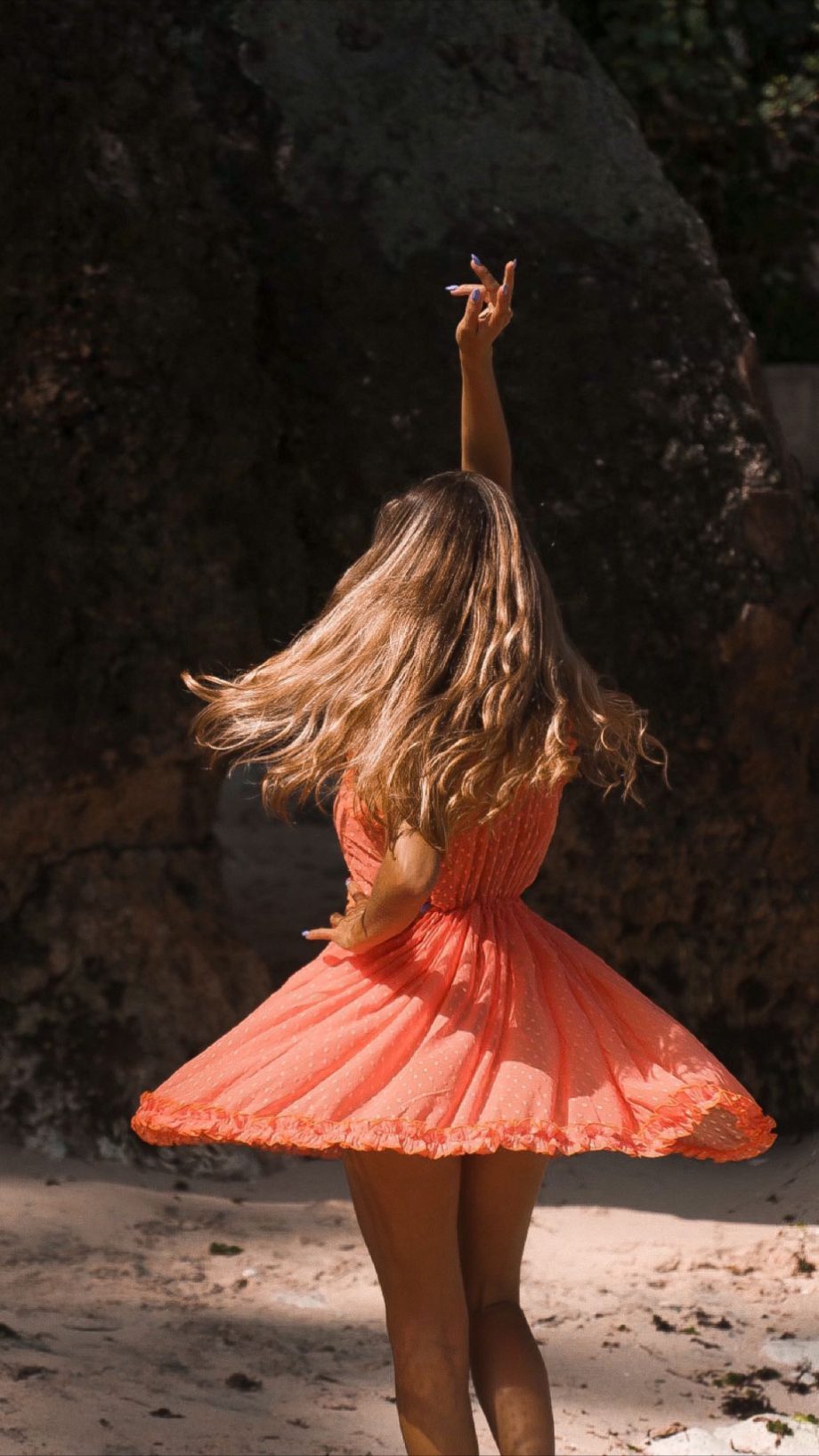 Pale moonlight dress