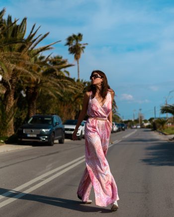 Iris satin jumpsuit