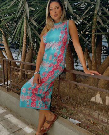 Daisy knitted dress
