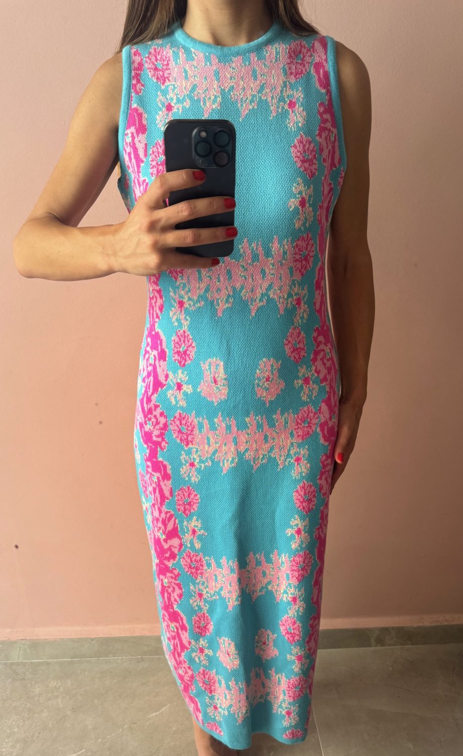 Daisy knitted dress