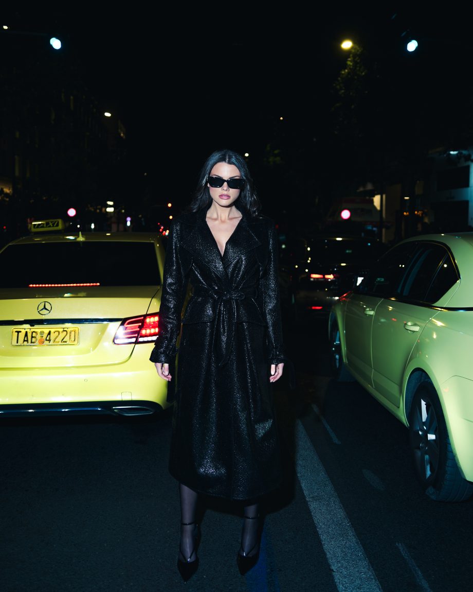 Eileen vegan leather coat