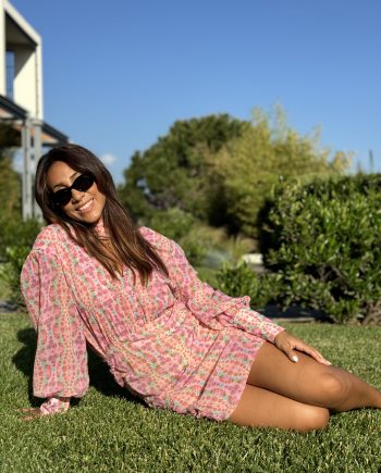 Rosebud mini dress