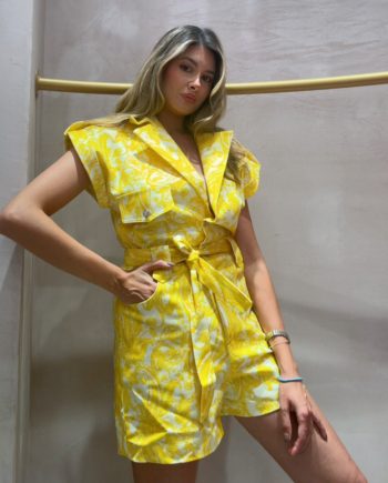 Maxine denim playsuit