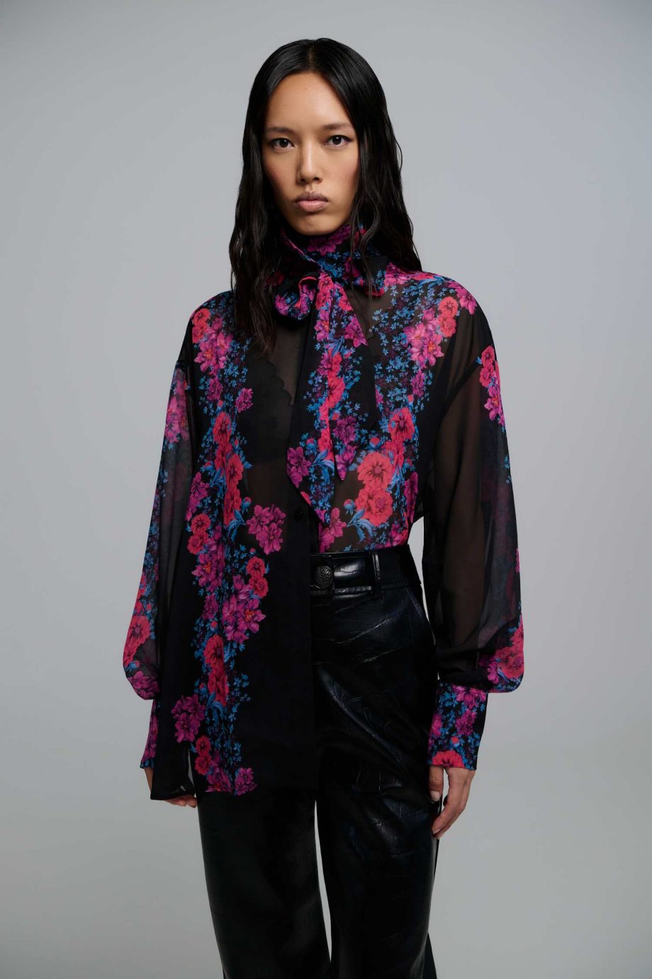 Brea black oversized shirt