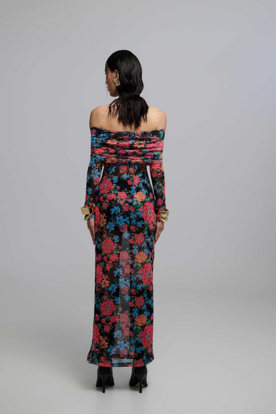 Erica mesh maxi dress