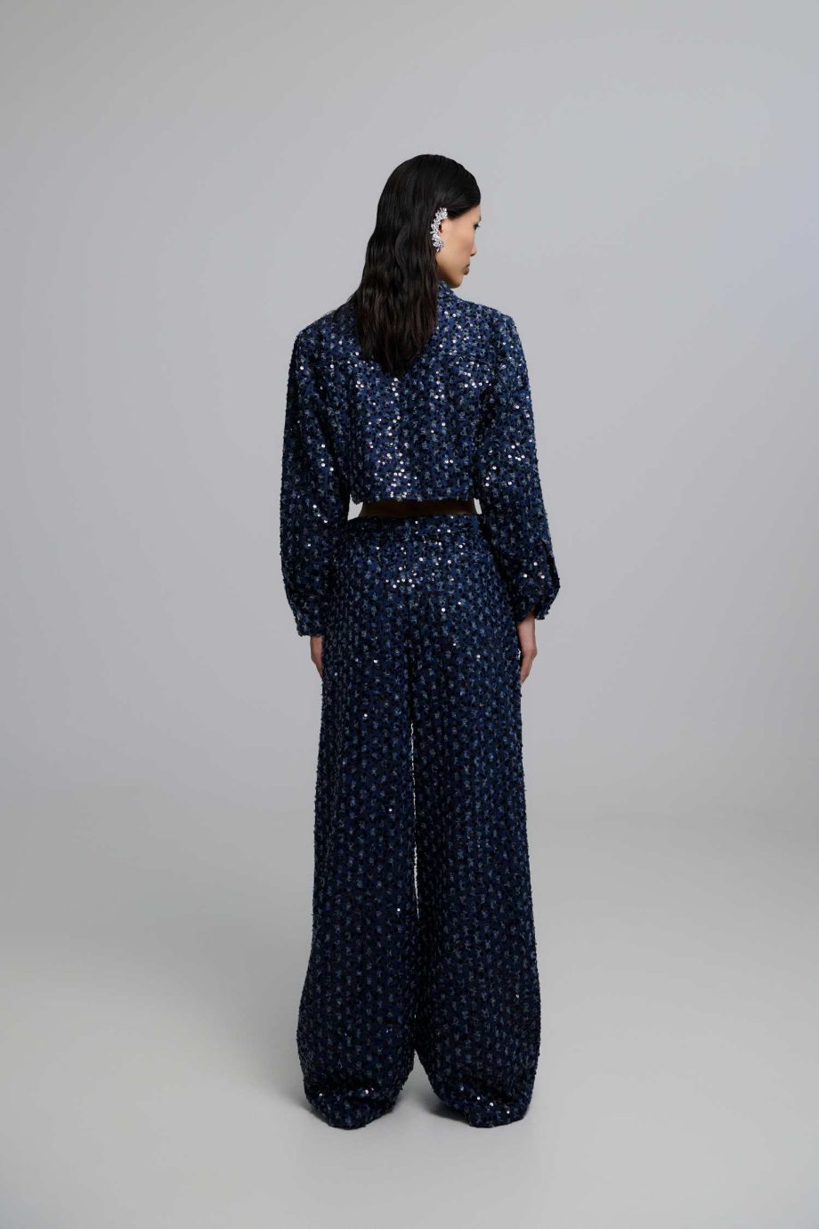 Sarah sequined denim pants