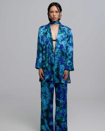 Josie blue satin set