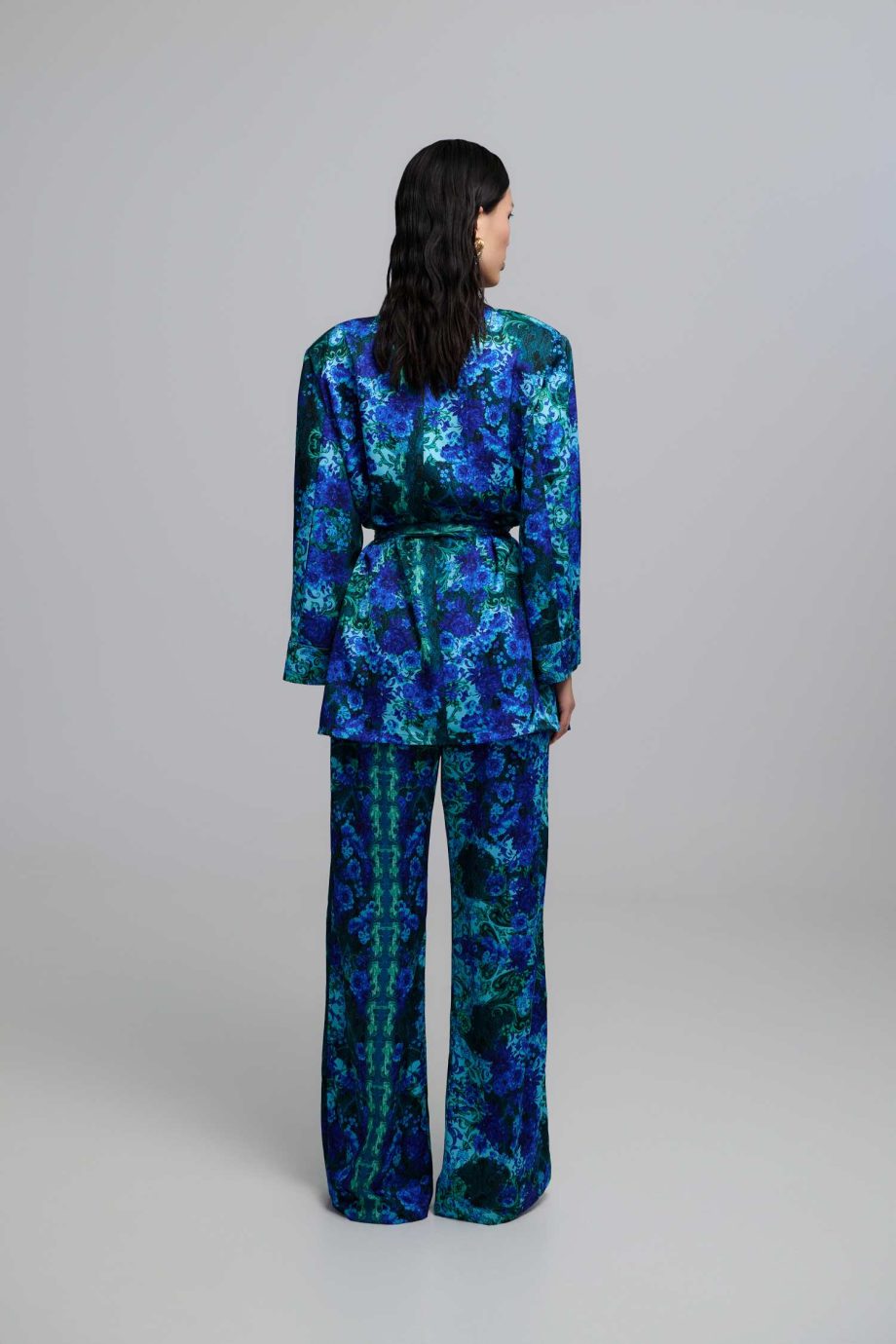 Josie blue satin set