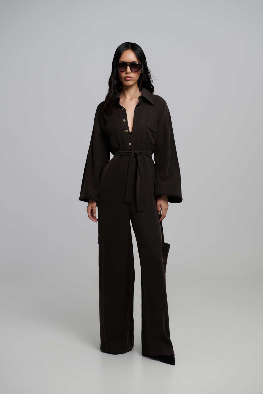 Cynthia cupro jumpsuit