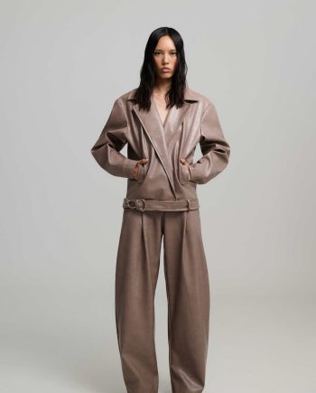 Nadiya faux leather jacket