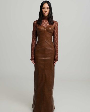 Winona vegan leather dress