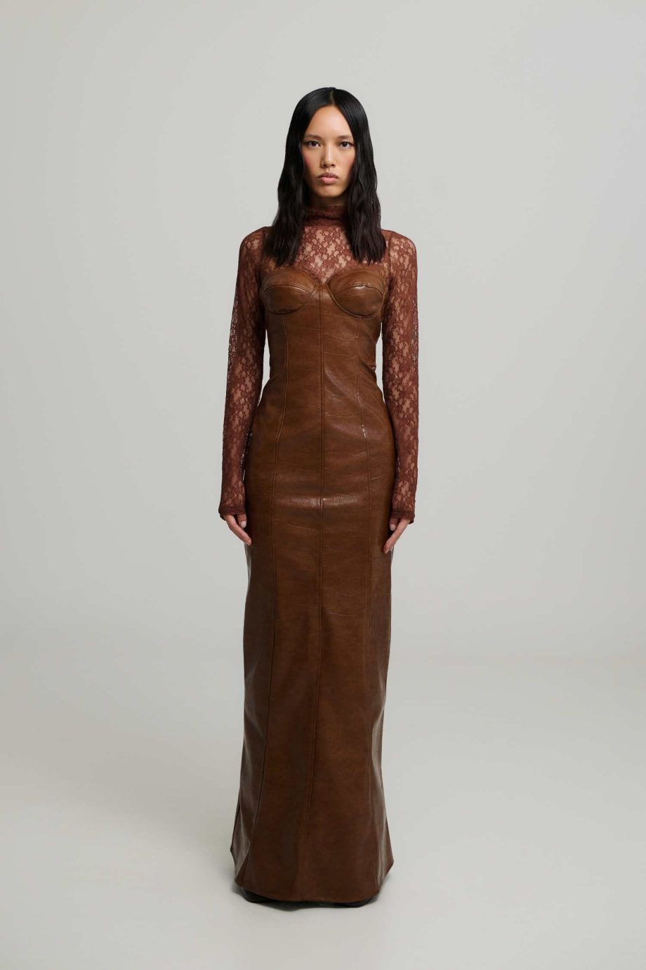 Winona vegan leather dress
