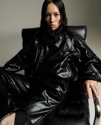 Remi faux leather jacket