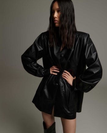 Remi faux leather jacket