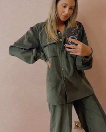 Khaki corduroy pants