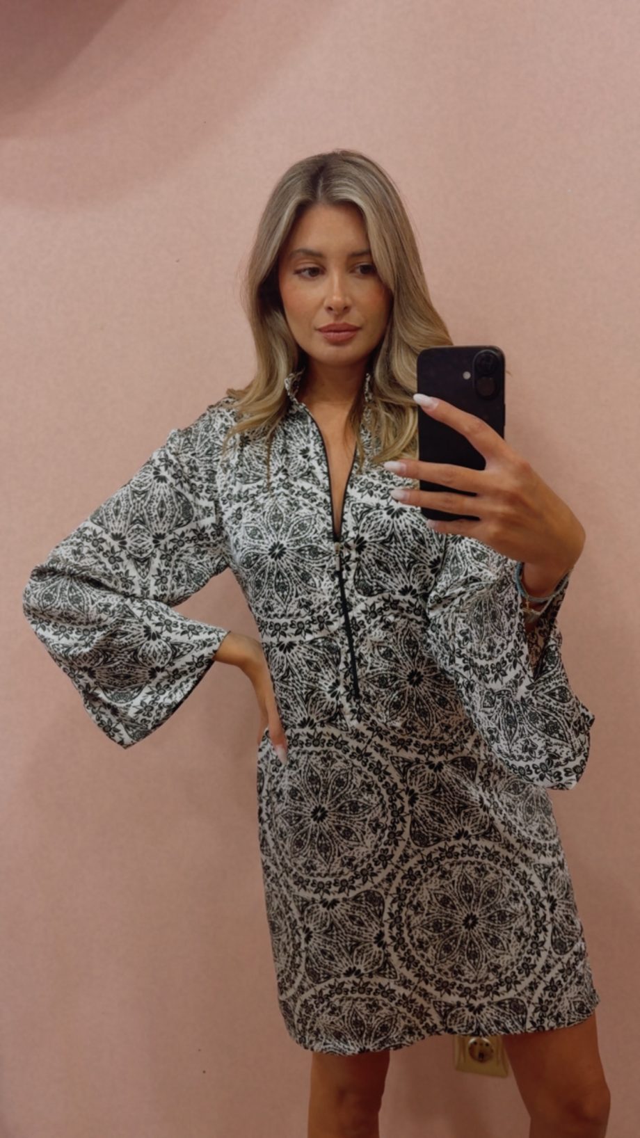 Midnight bloom satin dress