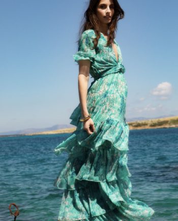 Marive light blue maxi dress