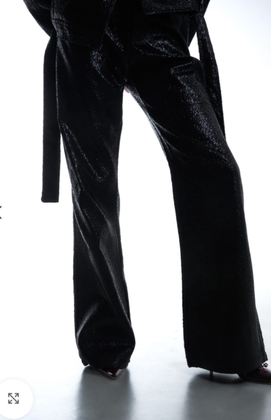 Lacey vegan leather pants