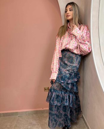 Kimmy shirt - Como skirt set