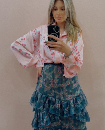 Kimmy shirt - Como skirt set