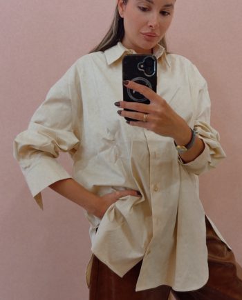 Andy popline oversized shirt