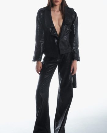 Lacey vegan leather pants