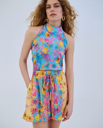 Heatvell satin shorts