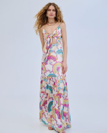 Dayflare white satin dress