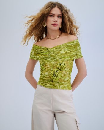 Bareheat polymorphic lime top