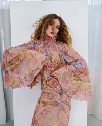 Barelight ruffled top