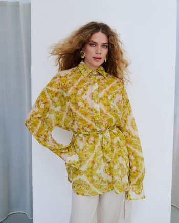 Dayflame white oversized shirt