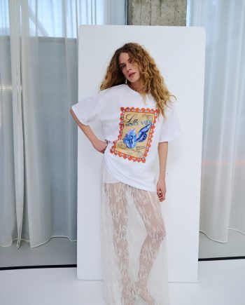 Ines lace maxi skirt