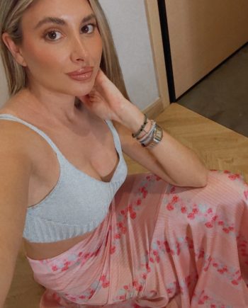Kimmy satin skirt and top