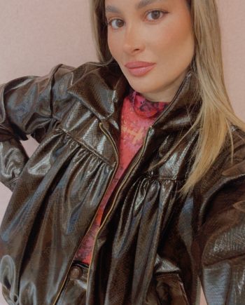 Boa snake print jacket