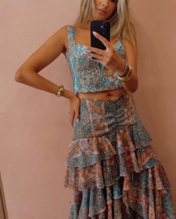 Harper skirt and Capri top