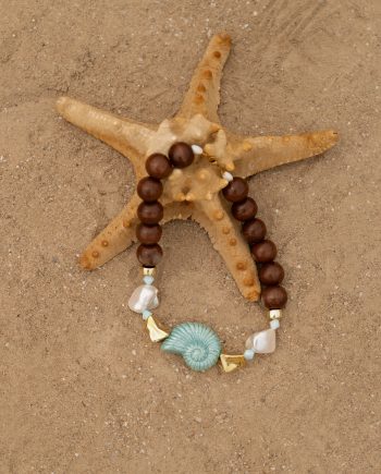 Shell and Pearls necklace